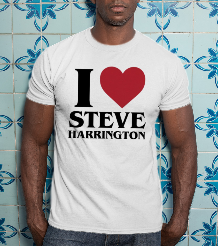 I Love Steve Harrington Heart Stranger Things T-Shirt