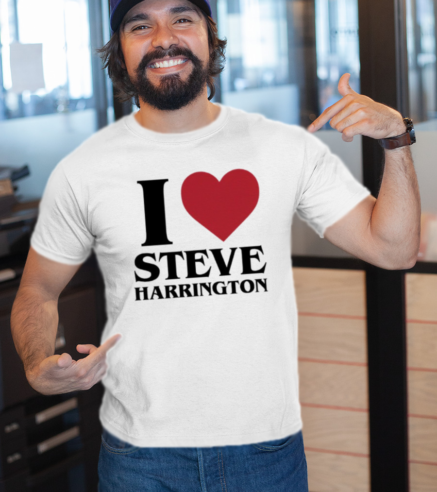 I Love Steve Harrington Heart Stranger Things T-Shirt