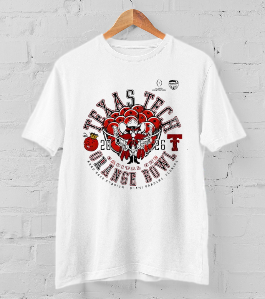 Texas Tech 2026 Capital One Orange Bowl CFP T-Shirt