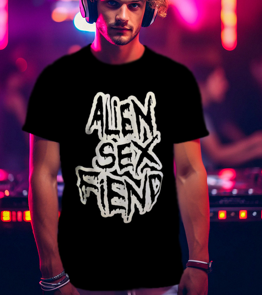 Alien Sex Fiend Bold Dripping T-Shirt