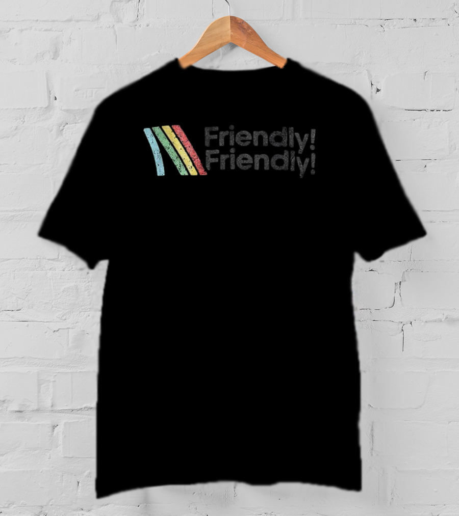 Arc Raiders Fanart Friendly Friendly Rainbow Stripes T-Shirt