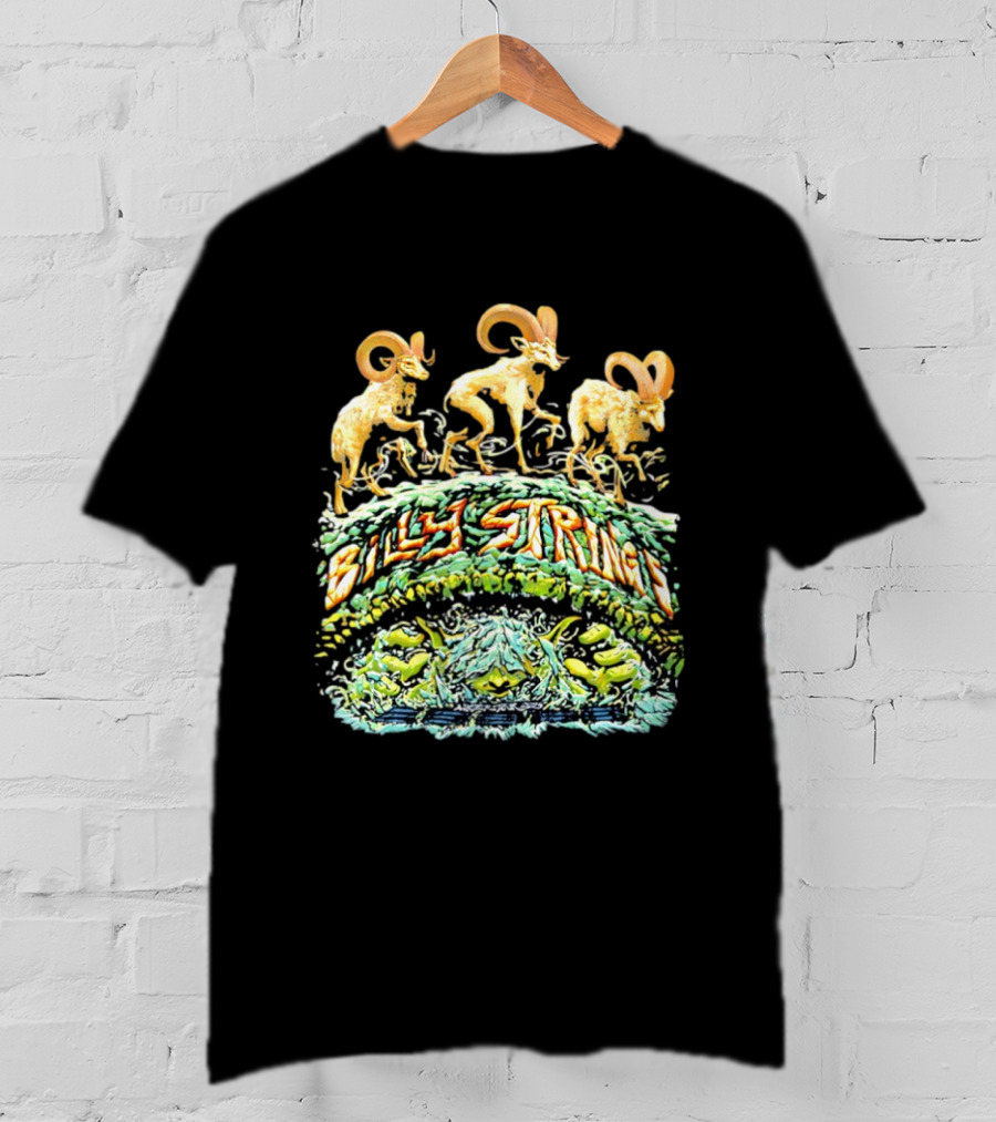 Billy Strings Winter 2025 Tour Majestic Ram Trio T-Shirt