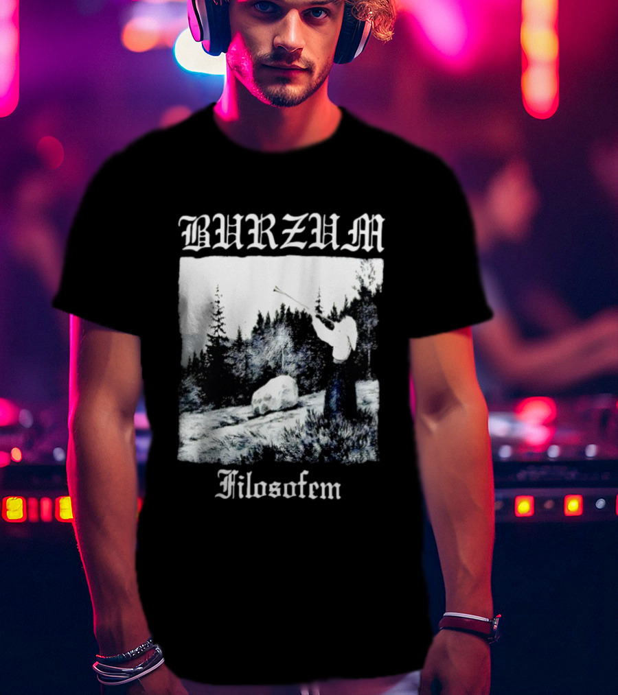 Burzum Filosofem Album Nordic Forest Scene T-Shirt