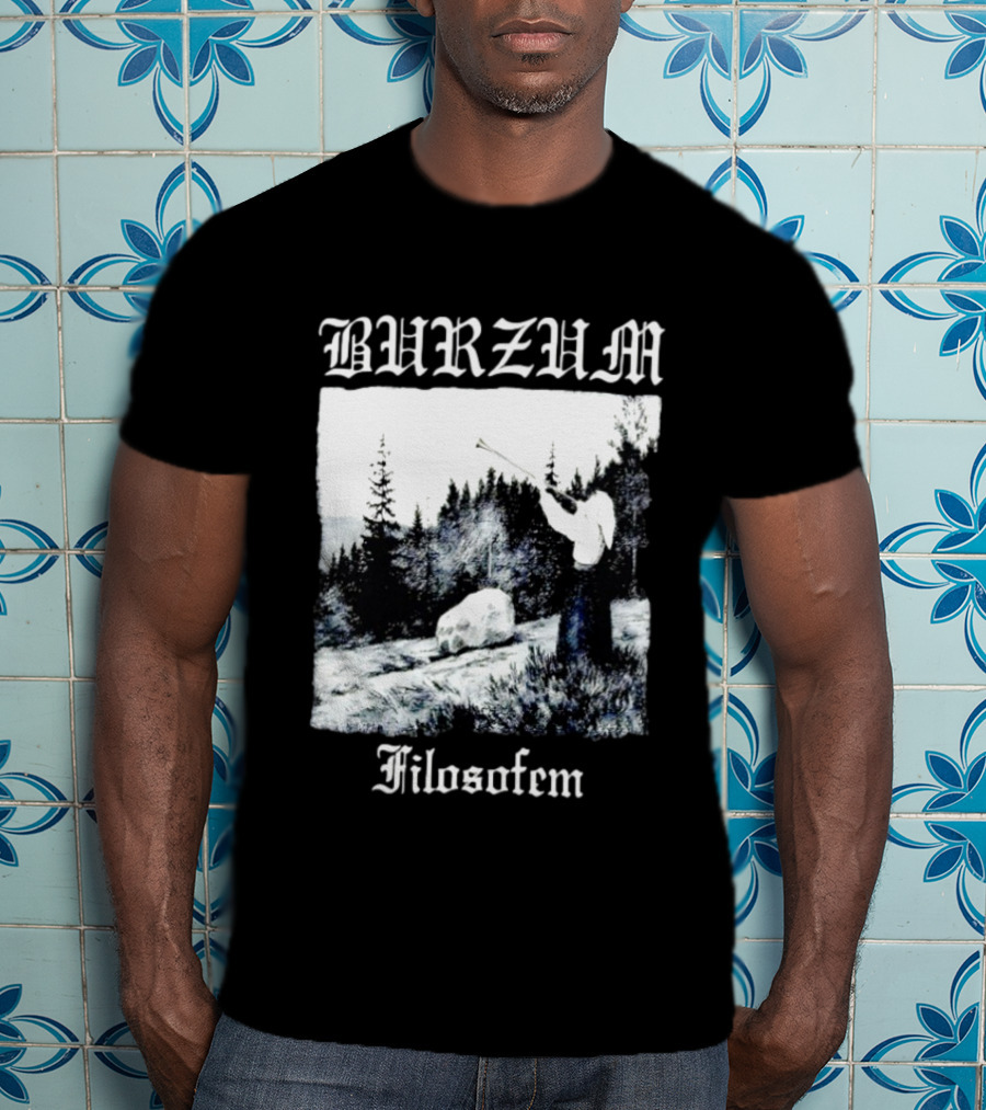 Burzum Filosofem Album Nordic Forest Scene T-Shirt