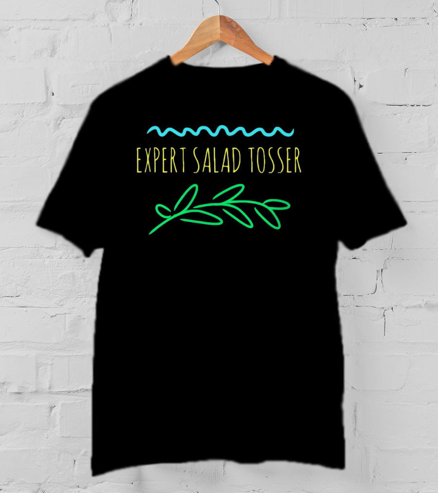 Expert Salad Tosser Wave Leaf T-Shirt