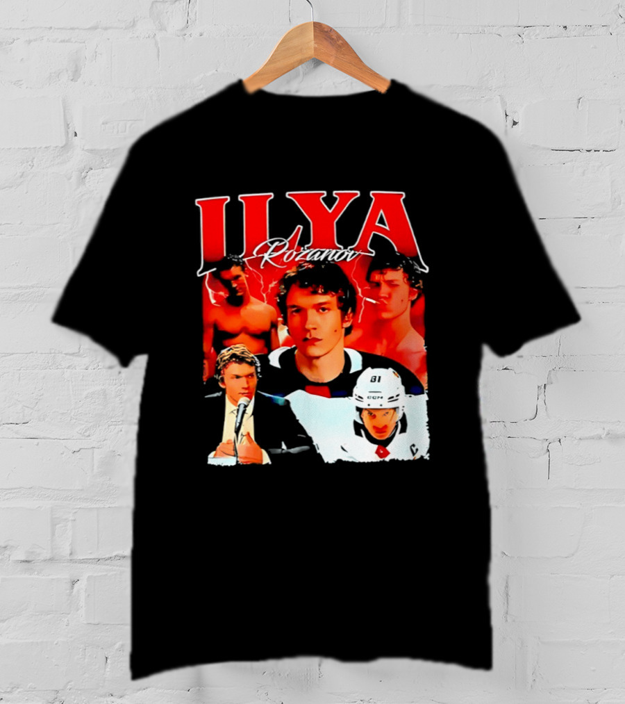 Ilya Rozanov Rivalry 90s Iconic Hockey Star T-Shirt