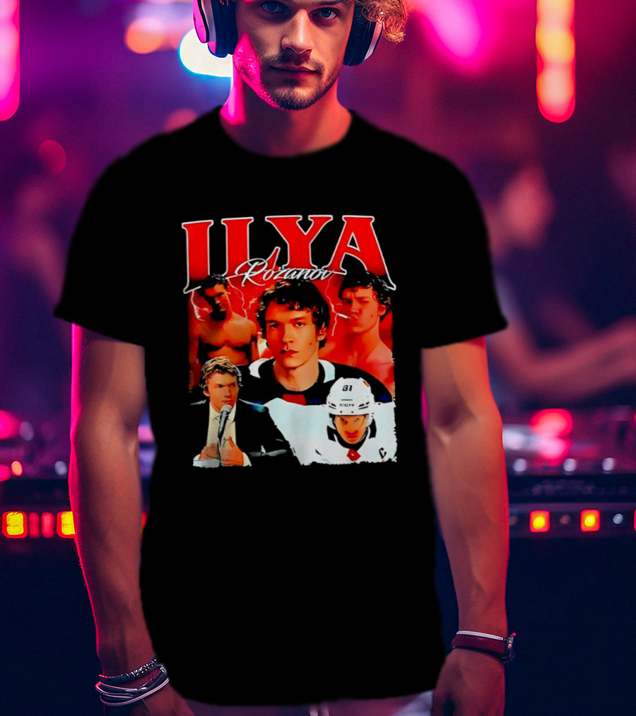 Ilya Rozanov Rivalry 90s Iconic Hockey Star T-Shirt