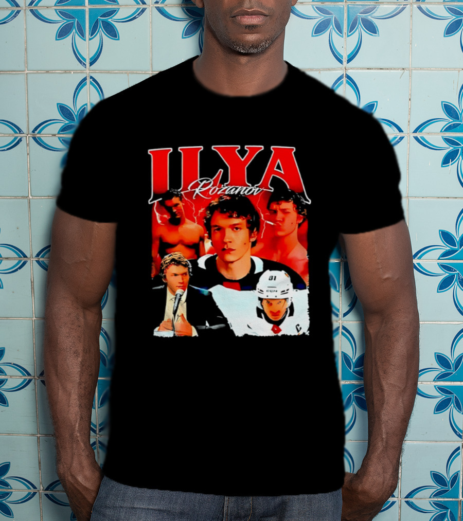 Ilya Rozanov Rivalry 90s Iconic Hockey Star T-Shirt