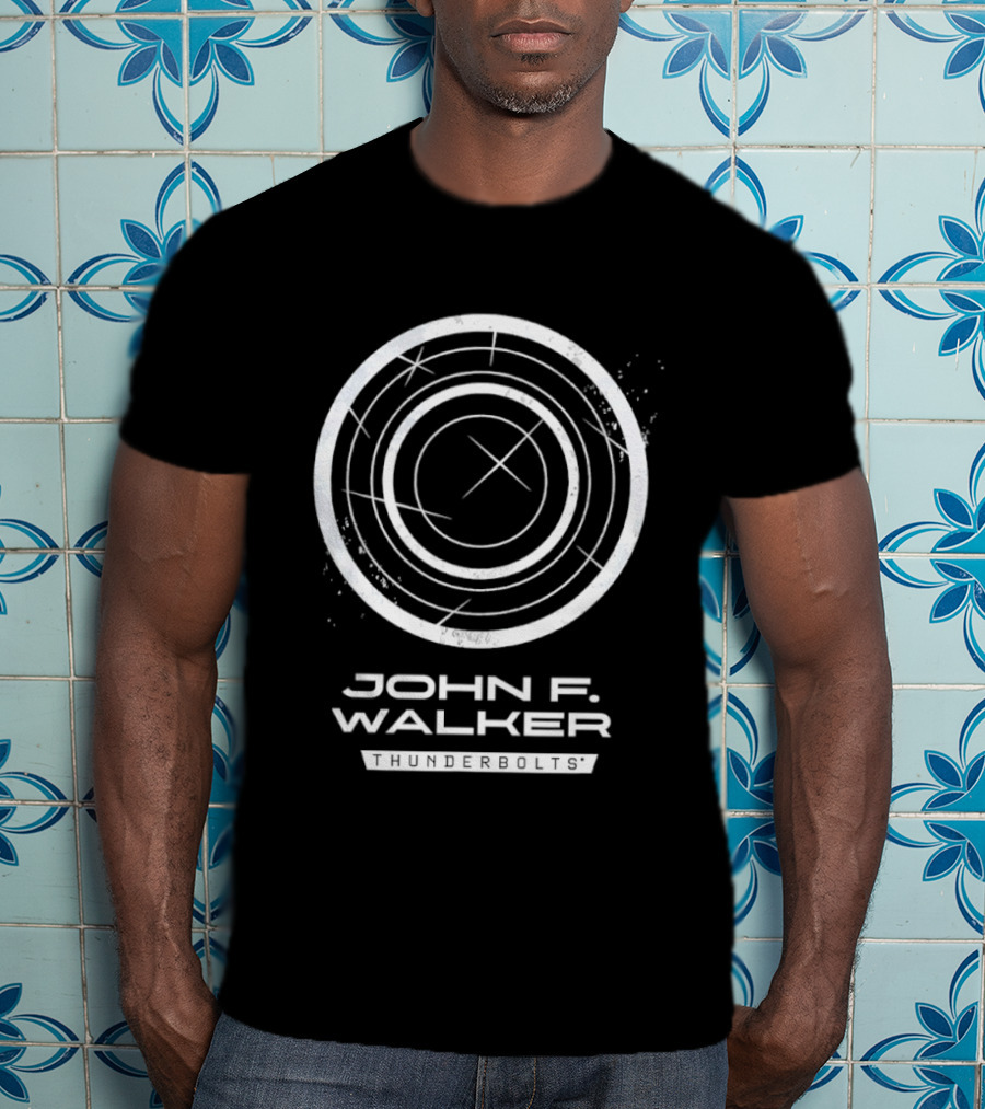 John F Walker Thunderbolts Shield T-Shirt