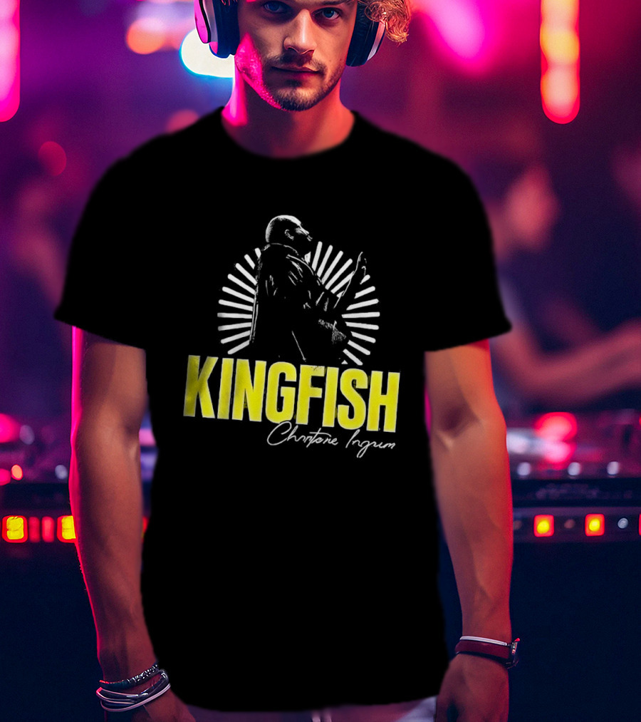 Kingfish Christone Ingram Blues Guitarist Iconic T-Shirt