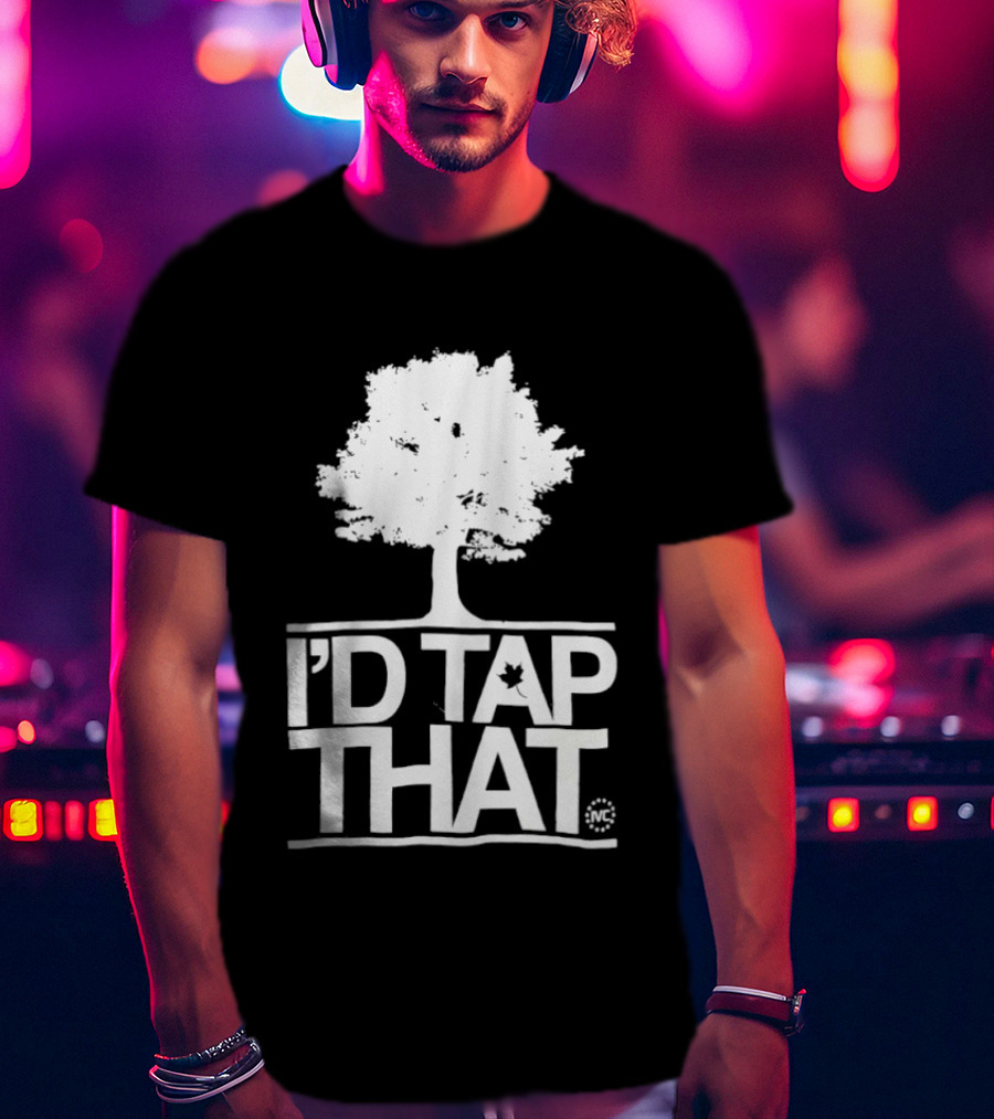 Tree I'd Tap That Pun With Maple Leaf T-Shirt