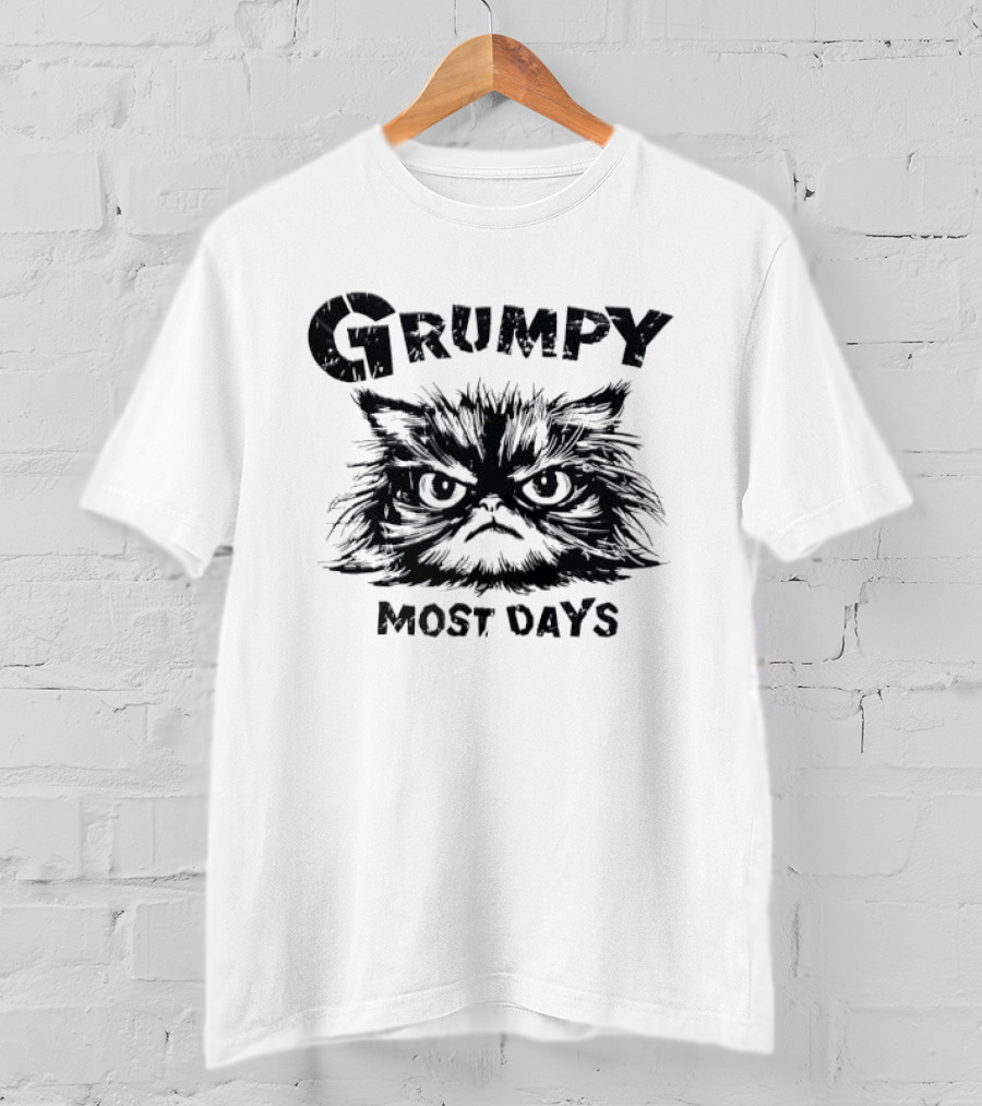 Grumpy Cat Most Days Mood Face T-Shirt