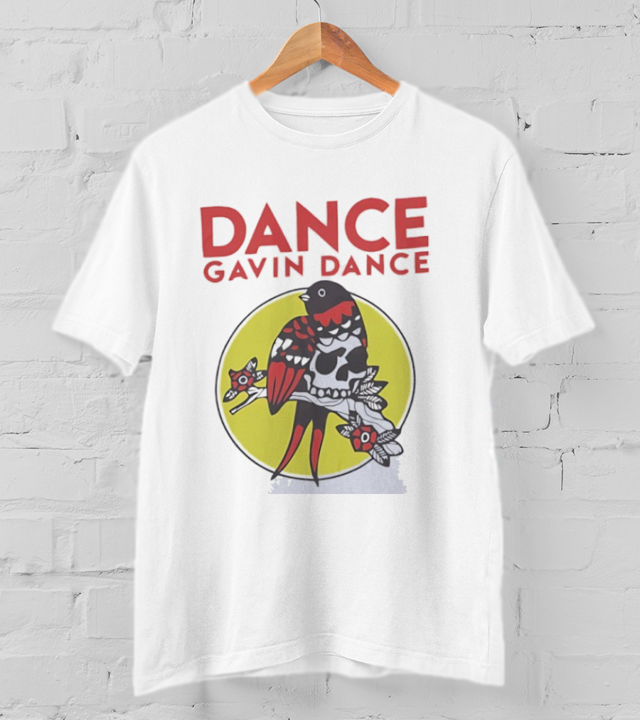 Dance Gavin Dance Skull And Bird T-Shirt