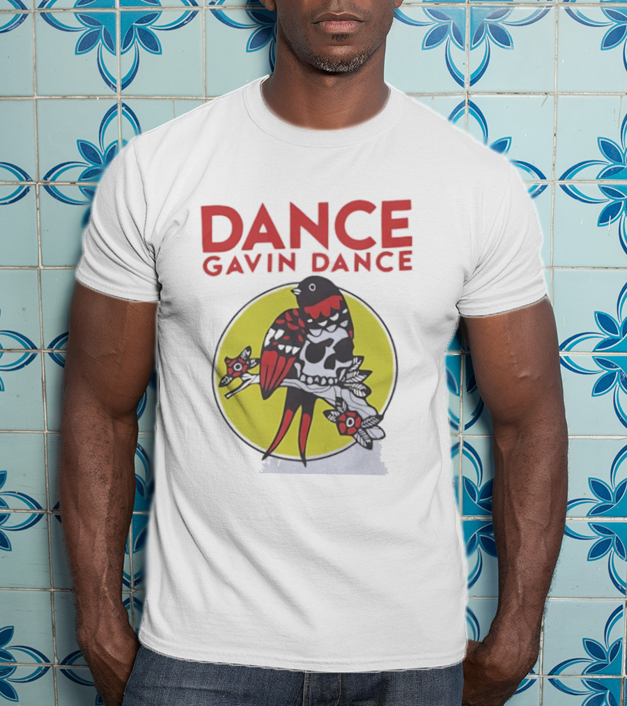Dance Gavin Dance Skull And Bird T-Shirt