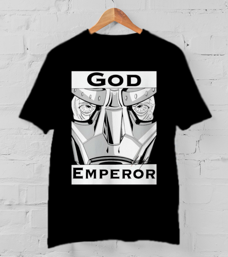 God Emperor Masked Face Robot Armor T-Shirt