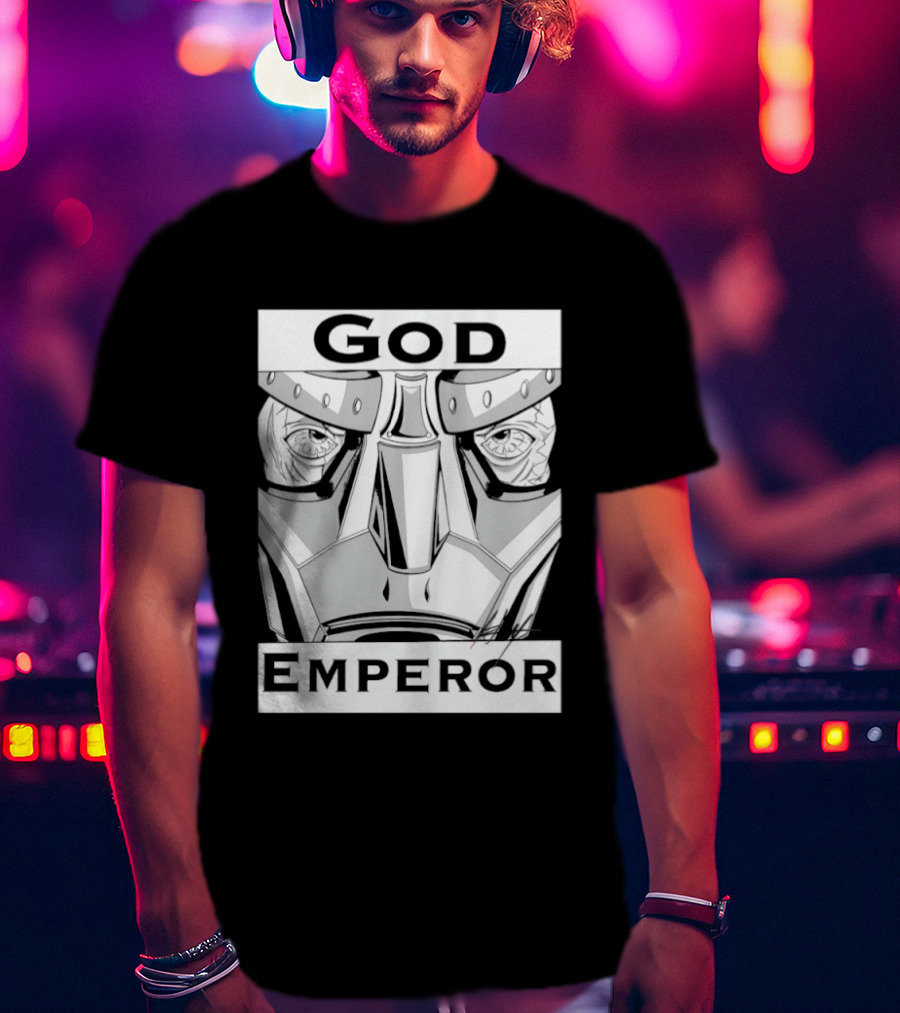 God Emperor Masked Face Robot Armor T-Shirt