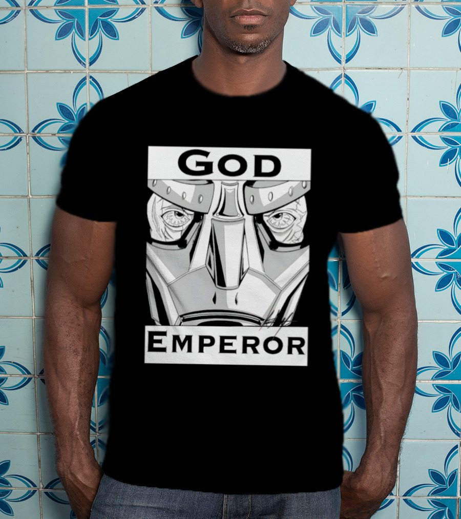 God Emperor Masked Face Robot Armor T-Shirt