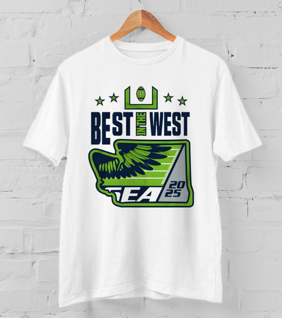 Seattle Seahawks Best In The West 2025 NFC Champions T-Shirt