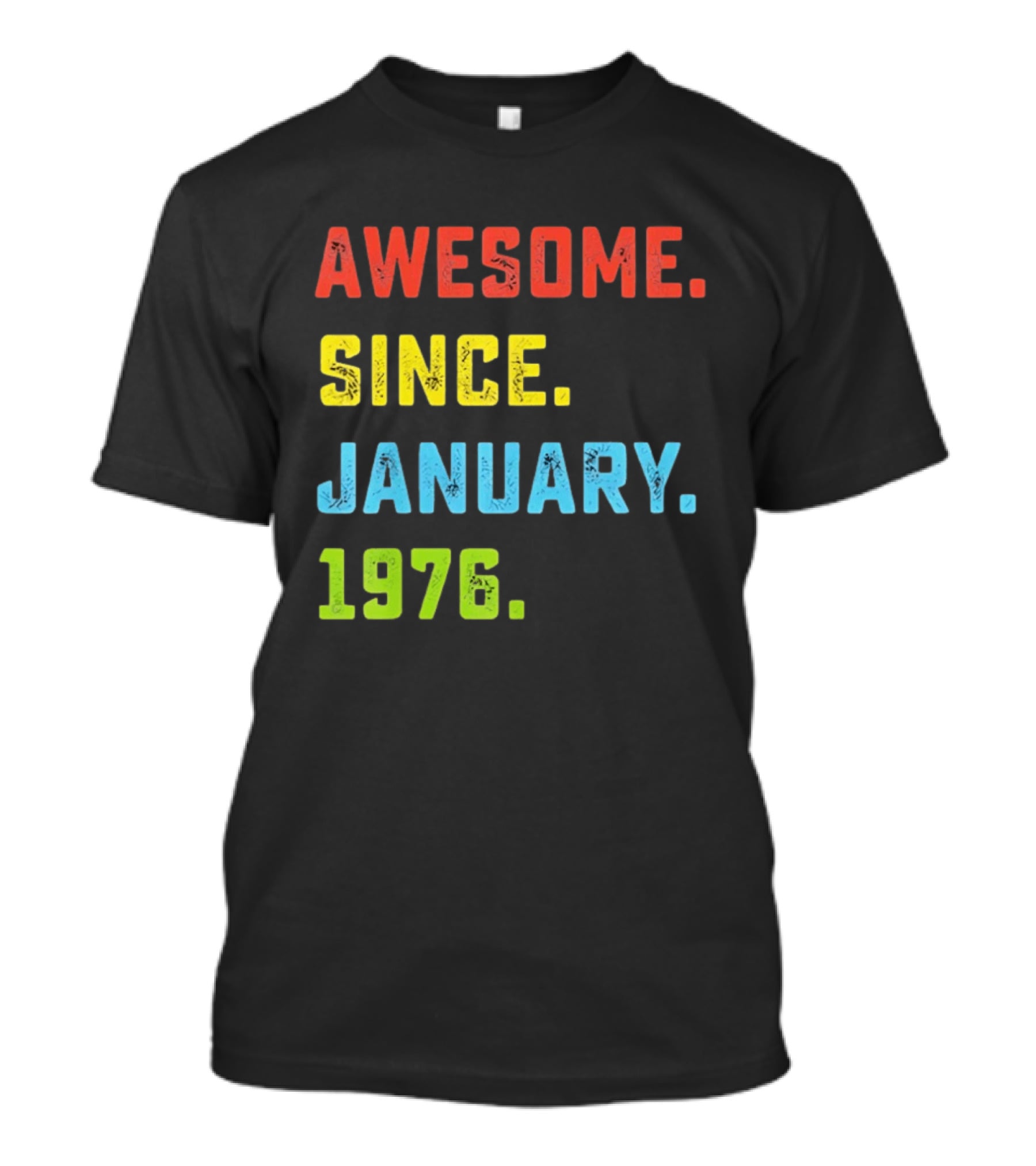 Awesome Since January 1976 50th Birthday Celebration T-Shirt