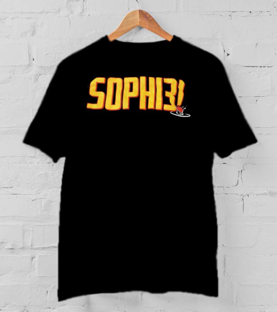 SOPHI3! Sophie Cunningham Indiana Fever WNBA T-Shirt