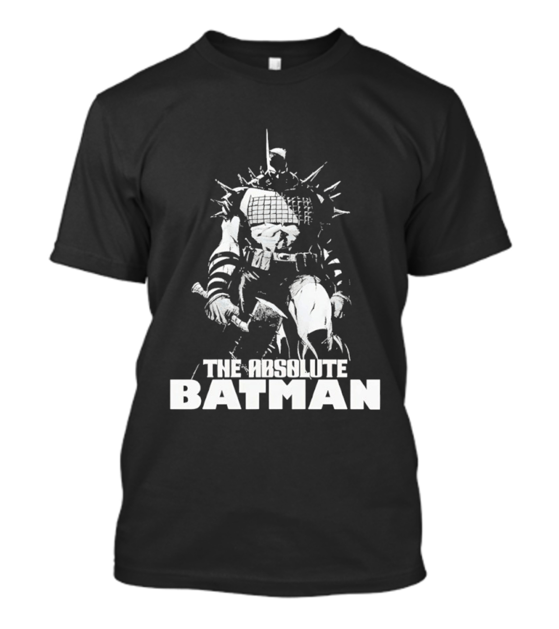 The Absolute Batman Spiked Suit Warrior With Bat Helmets T-Shirt
