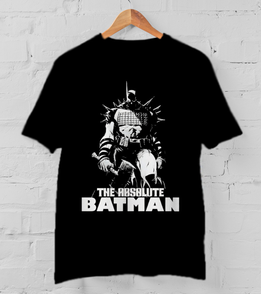 The Absolute Batman Spiked Suit Warrior With Bat Helmets T-Shirt