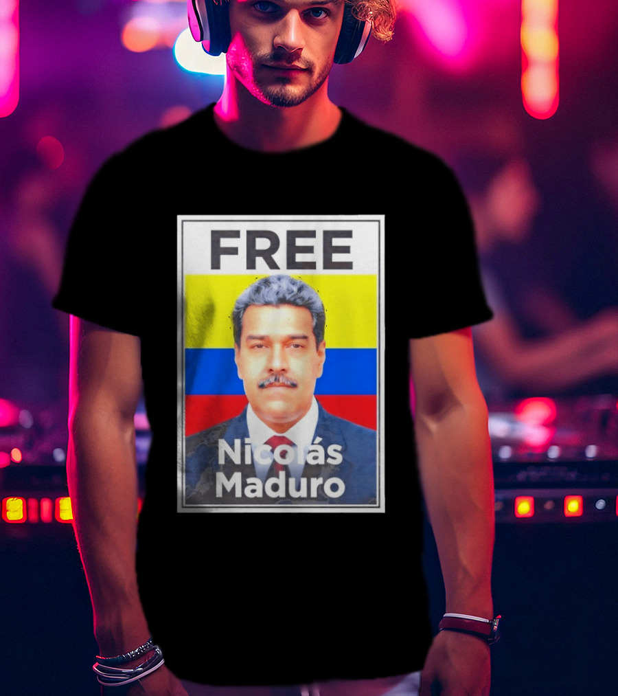 FREE Nicolás Maduro Venezuela Flag Political T-Shirt