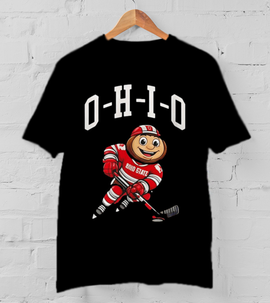 Ohio State Buckeyes Mascot Hockey 2026 NCAA Funny T-Shirt