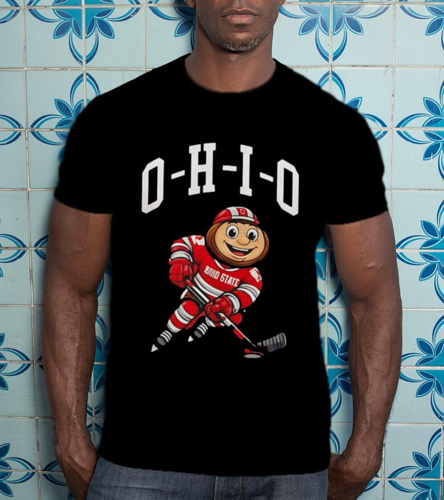 Ohio State Buckeyes Mascot Hockey 2026 NCAA Funny T-Shirt