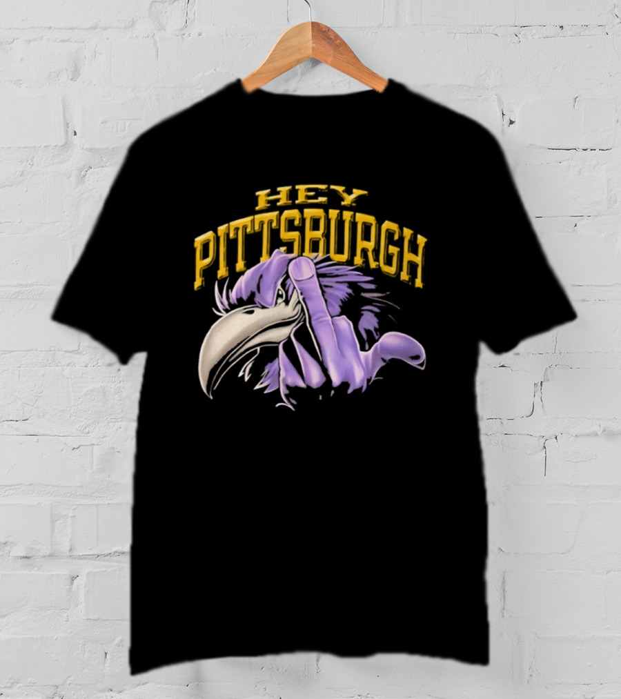 Hey Pittsburgh Steelers Ravens Iconic Rivalry T-Shirt