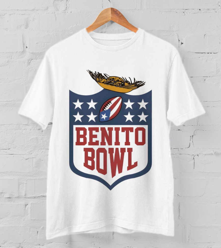 Benito Bowl Bad Bunny Puerto Rico LIX NFL Football 2026 T-Shirt