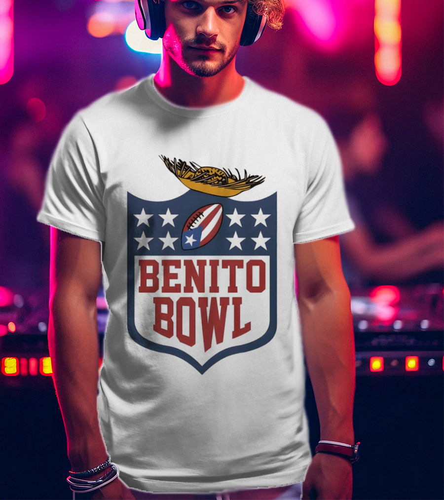 Benito Bowl Bad Bunny Puerto Rico LIX NFL Football 2026 T-Shirt
