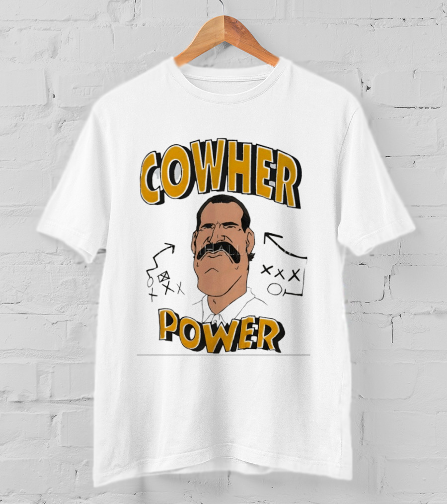 Cowher Power Pittsburgh Steelers Coach Bill Cowher Football T-Shirt