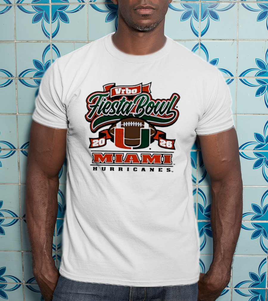 Miami Hurricanes Vrbo Fiesta Bowl 2026 Cfp Semifinal T-Shirt