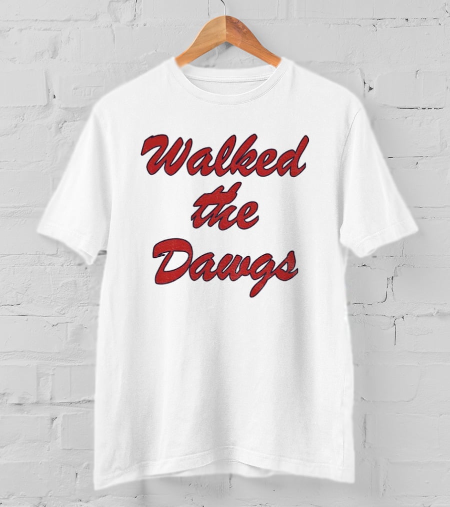 Walked The Dawgs Ole Miss Rebels Football Hotty Toddy T-Shirt