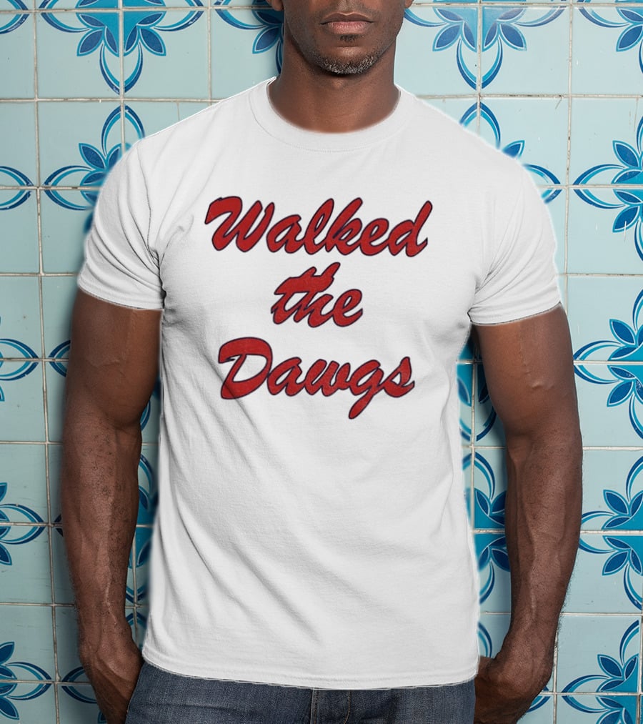Walked The Dawgs Ole Miss Rebels Football Hotty Toddy T-Shirt