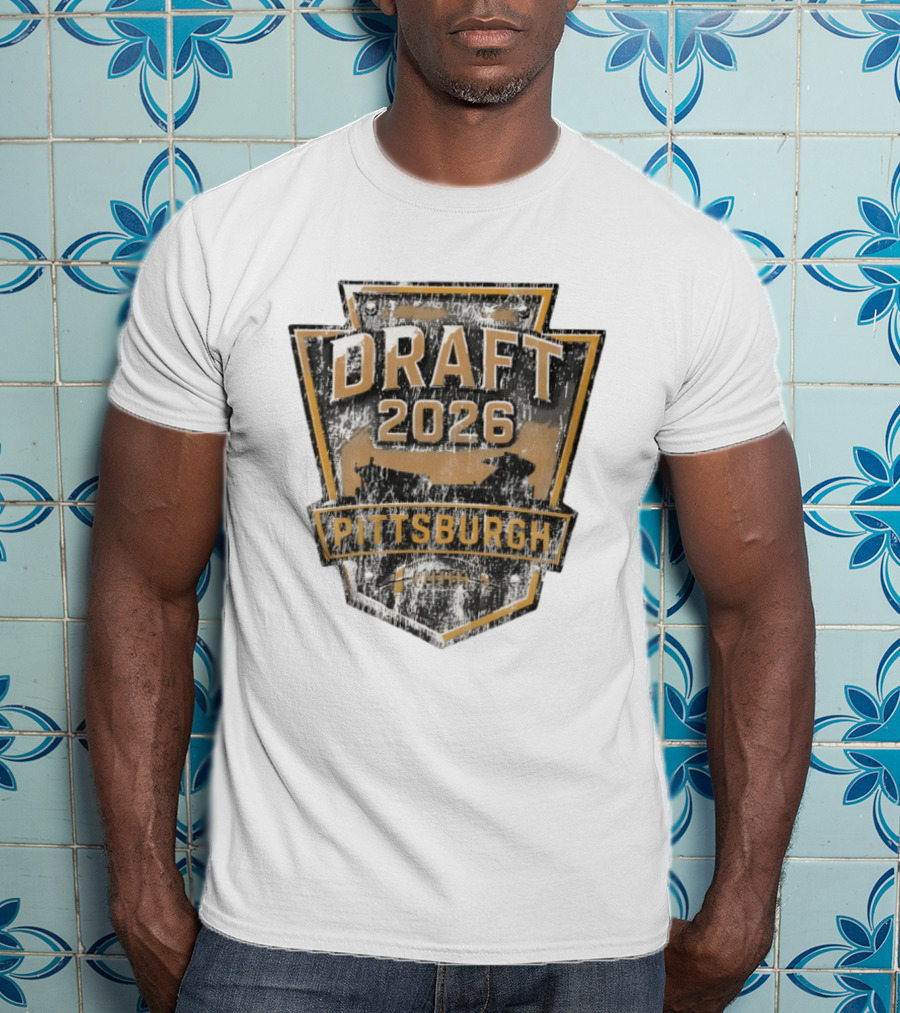 Pittsburgh Draft 2026 Vintage Steelers Football T-Shirt