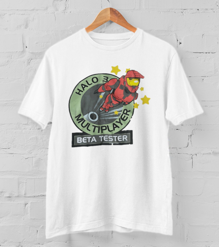 Halo 3 Multiplayer Beta Tester Exclusive Red Spartan T-Shirt