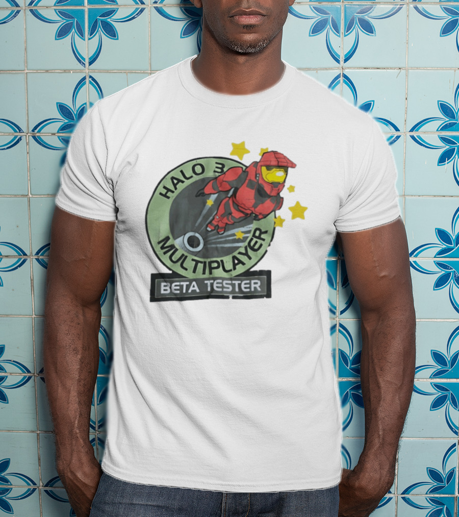 Halo 3 Multiplayer Beta Tester Exclusive Red Spartan T-Shirt