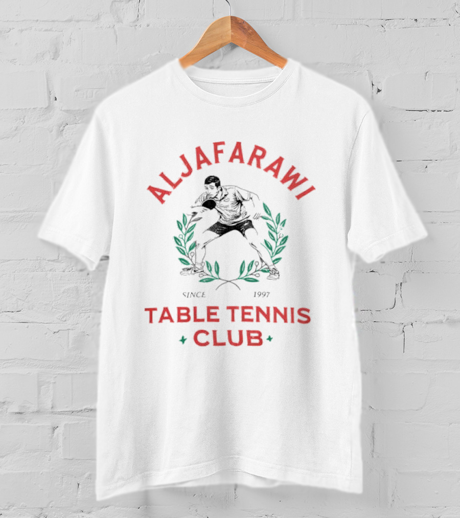 Kyrie Irving Aljafarawi Since 1997 Table Tennis Club T-Shirt