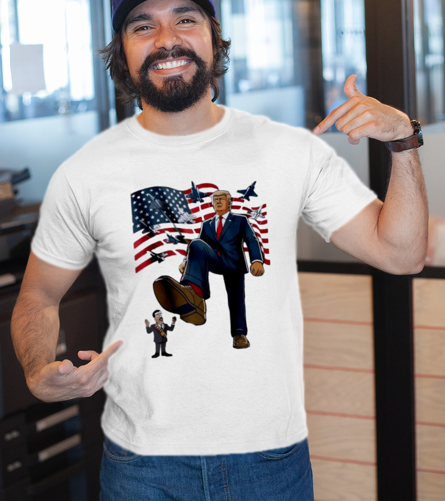 Trump Venezuela Oil Nicolas Maduro 2026 Fighter Jets American Flag T-Shirt