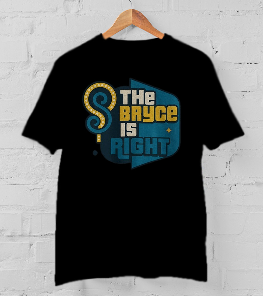 Bryce Young The Bryce Is Right Carolina Panthers T-Shirt