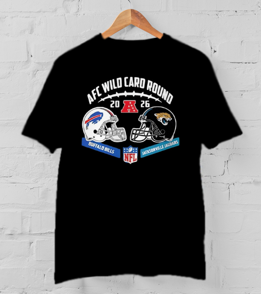 Buffalo Bills Vs Jacksonville Jaguars AFC Wild Card Round 2026 NFL Matchup T-Shirt