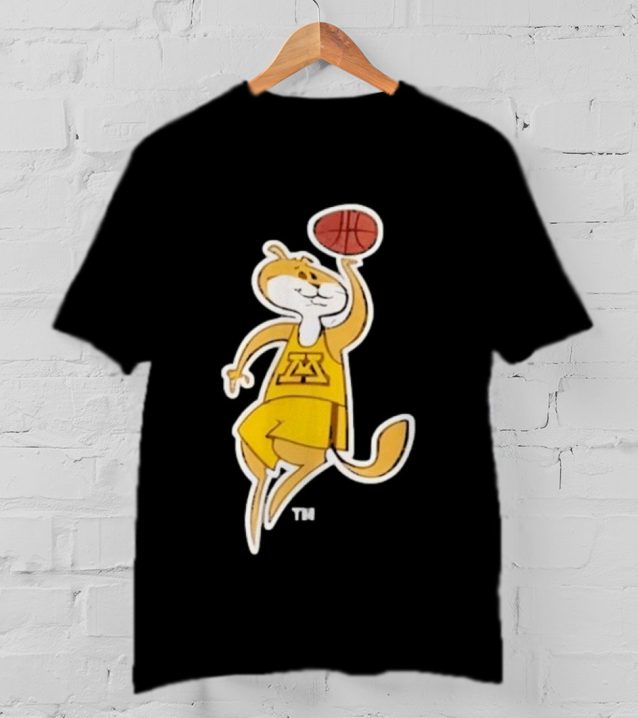 Minnesota Gophers Basketball Mascot Slam Dunk T-Shirt