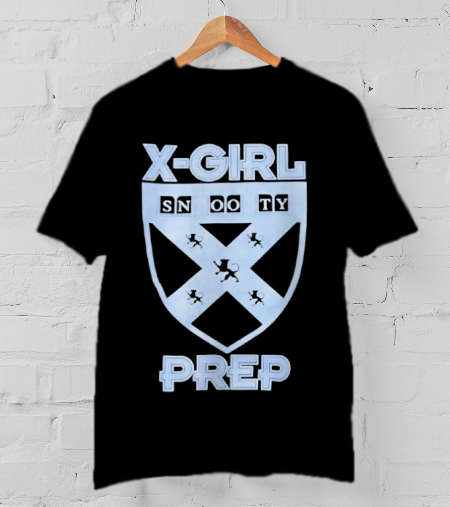X Girl Snooty Prep Shield Crest T-Shirt