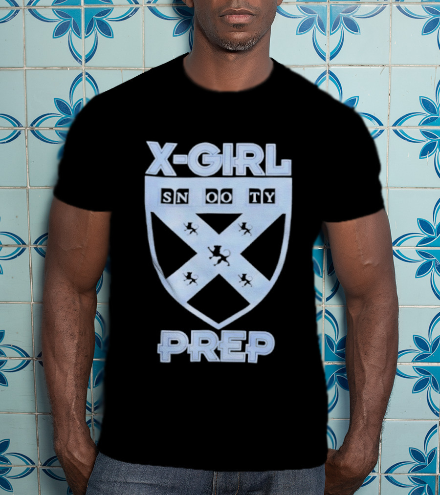 X Girl Snooty Prep Shield Crest T-Shirt