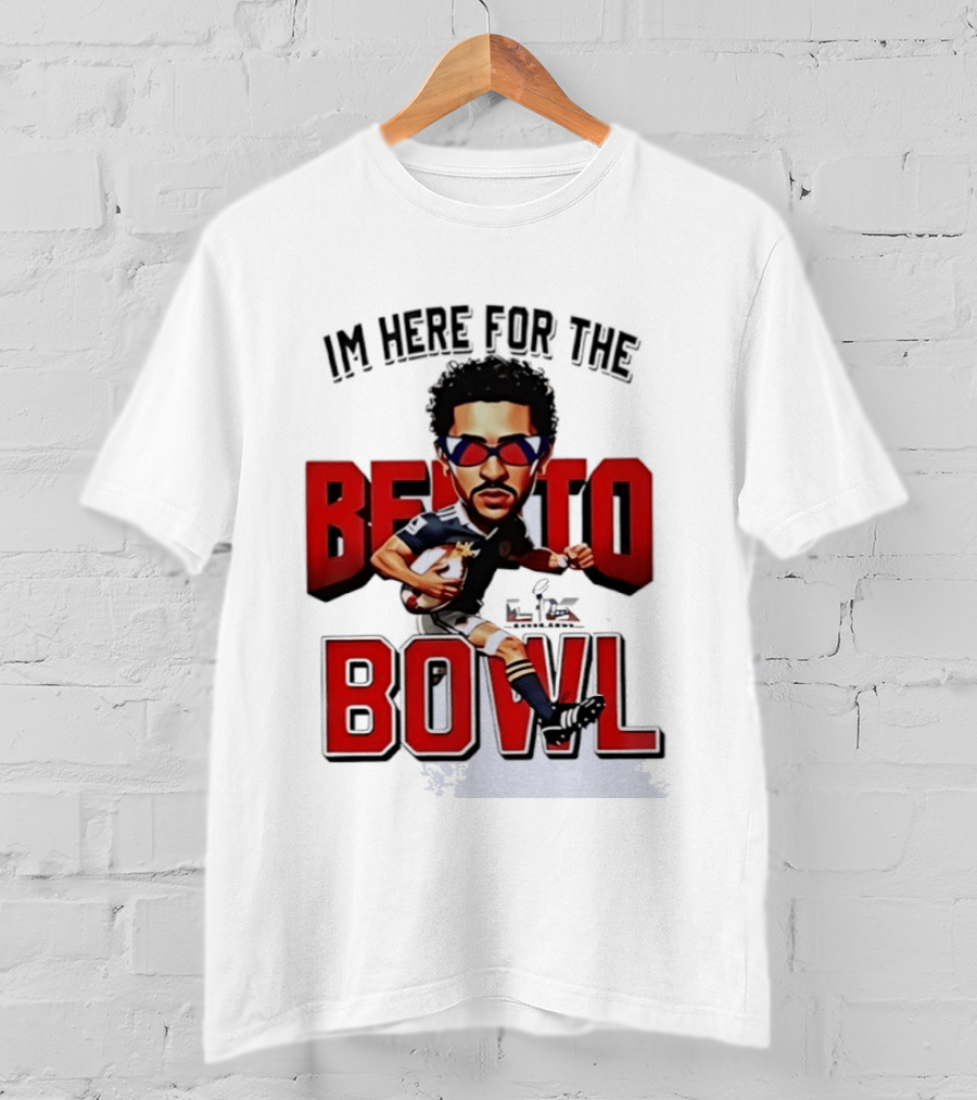 Bad Bunny Super Bowl I’m Here For The Benito Bowl T-Shirt