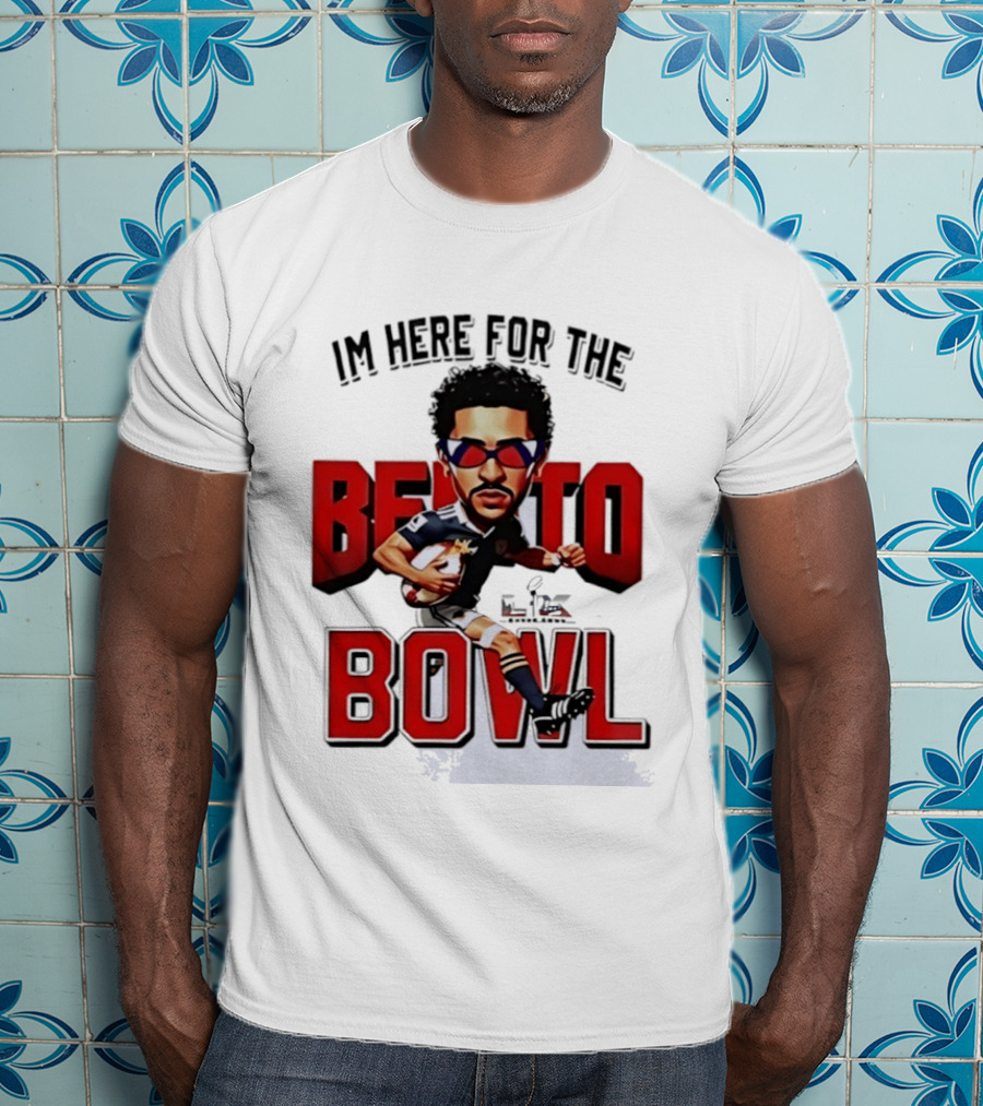 Bad Bunny Super Bowl I’m Here For The Benito Bowl T-Shirt