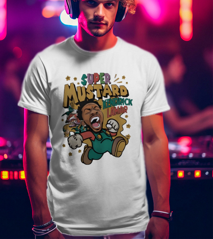 Super Mustard Kendrick Lamar 2026 Mustardverse Adventure T-Shirt