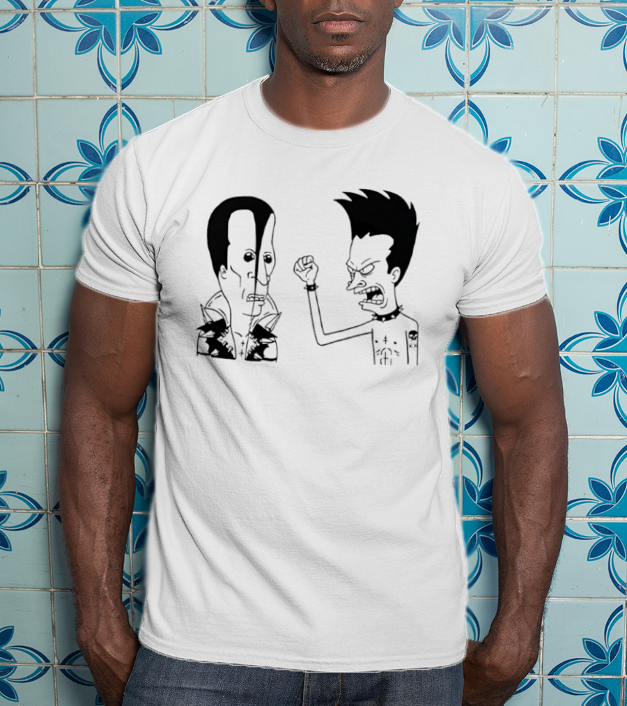 Grumpy Beavis And ButtHead Misfits T-Shirt
